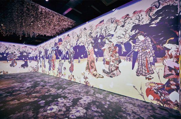 浮世絵が動いている様子